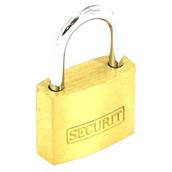 Securit B1152 Low Cost Brass Padlock 25mm