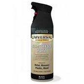Rustoleum Universal All Surface Satin  Black Spray 400ml