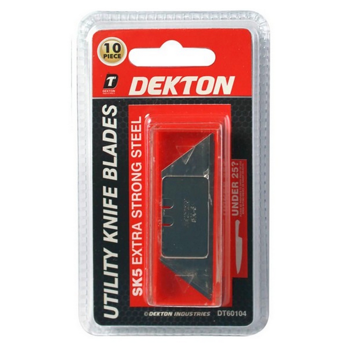 Dekton DT60104 Utility Knife Blades SK5 Pack of 10