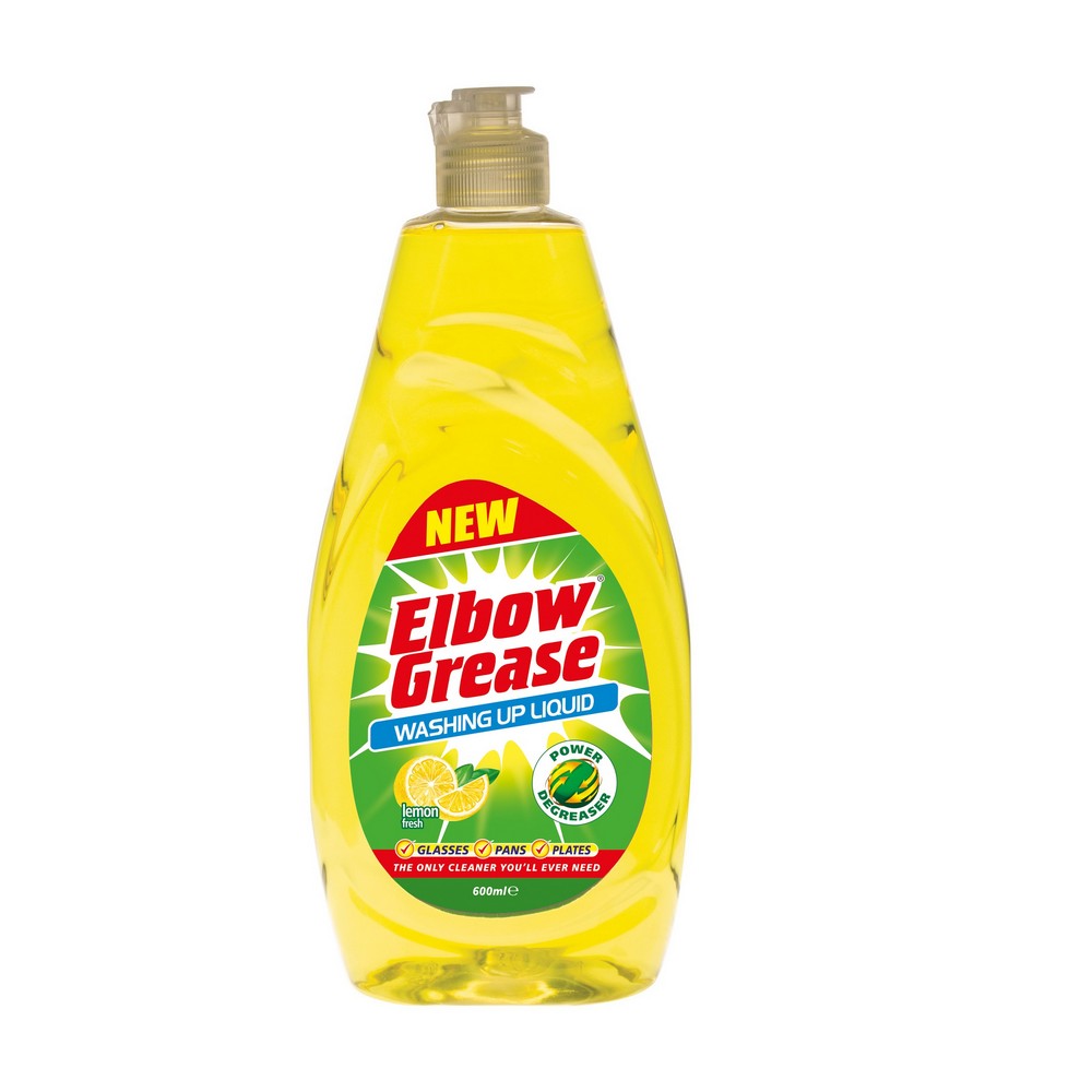 Elbow Grease Washing Up Liquid 600ml Bottle