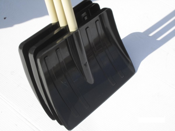 Snow Pusher Black Complete With 48&quot; x 1 1/8&quot; Handle