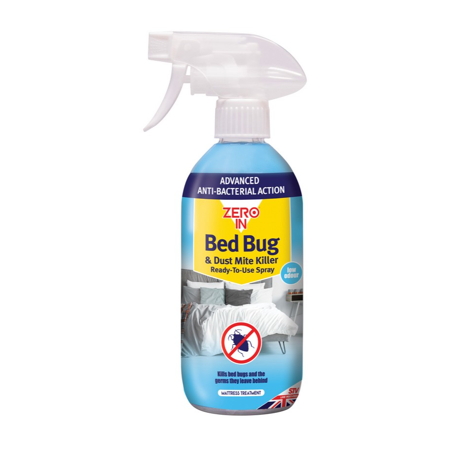 Zero In Bed Bug & Dust Mite Killer 300ml Aerosol