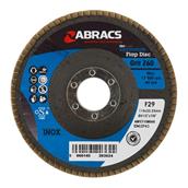 Abracs ABFZ115B060 Flap Disc 115mm Zirconium 60 Grit Pack of 5