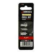 Abracs DBT102 1.0mm HSS Drill Bit Tin Coated Wallet of 2