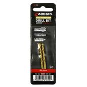 Abracs DBT402 4.0mm HSS Drill Bit Tin Coated Wallet of 2