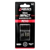 Abracs IPZ15005 50mm Impact Screwdriver Bit PZ1 Pack of 5