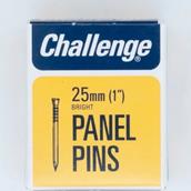 Bayonet Panel Pins 25mm 50g Pack. Display Of 24 Boxes