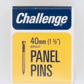 Bayonet Panel Pins 40mm 40g Pack. Display Of 24 Boxes