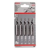Bosch T101D Wood Jigsaw Blades Pack of 5