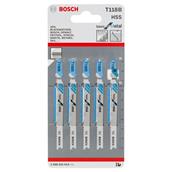 Bosch T118B Metal Jigsaw Blades Pack of 5