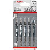 Bosch T244D Wood Jigsaw Blades Pack of 5