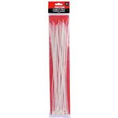 Dekton DT70475B White Cable Ties 4.8mm X 380mm Pack of 30