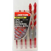 Dekton DT80298 Multi Material Tile Drill Bit Set 5-10mm