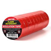 Dekton DT90856RD Insulation Tape Red 19mm x 20m Pack of 10