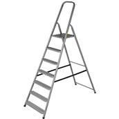 Drabest STD7125 Domestic Steel Step Ladder 7 Tread EN131 125Kg (Non Pro)