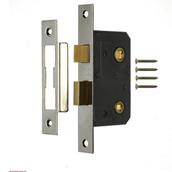 ERA 243-62 5 Lever Bathroom Sashlock 67mm Satin Chrome (Also Coded 243-67)