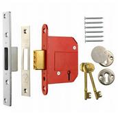 ERA 361-62A 5 Lever Fortress Deadlock 76mm Chrome Plated (Also Coded 361-67)
