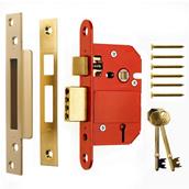 ERA 362-62A 5 Lever Fortress Sashlock 76mm Chrome Plated (Also Coded 362-67)