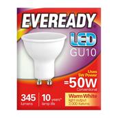 Eveready S13600 LED GU10 5W (50W) Warm White 350LM Box of 5