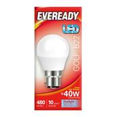Eveready S13603 LED Golf Opal BC B22 5W (40W) Daylight 470LM Box of 5