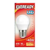 Eveready S13606 LED Golf Opal ES E27 5W (40W) Warm White 470LM Box of 5