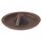 Screw Cover Cap Pozi Dark Brown 100 Per Bag