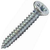 Countersunk Self Tapping Screw Bright Zinc Plated 1/2&quot; x 6 Box of 200