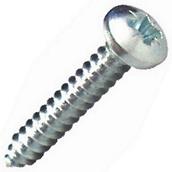 Pozi Pan Head Self Tapping Screw Bright Zinc Plated 1.1/4&quot; x 10 Box of 200