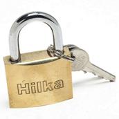 Hilka Heavy Duty Brass Padlock 40mm