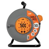 50m 4 Socket Cassette Cable Reel 13amp