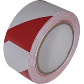 Hazard Tape Red & White 70mm x 500m