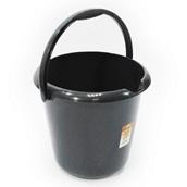 HNH Household Plastic Bucket Graphite 13L
