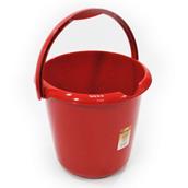 HNH Household Plastic Bucket Red 13L