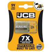 JCB S5341 Super Alkaline Battery 9V (LR22) Card of 1