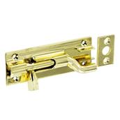 Securit B1528 Brass Necked Bolt 100mm Box of 10