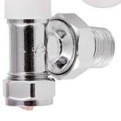 Securplumb SU9706 Angled Radiator Valve 10mm Chrome Plated