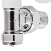 Securplumb SU9707 Angled Radiator Valve 15mm Chrome Plated