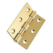 Perry 1838 Light Butt Hinges 2.1/2&quot; Electro Brassed Box of 10 Pairs * Clearance *