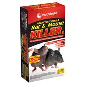 Pest Shield Advanced Rat and Mouse Killer Sachets 4 x 20g
