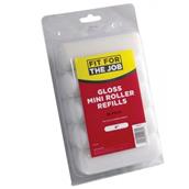 Fit For The Job (FRRE002) FFJ 4&quot; Mini Gloss Roller Refills Pack of 10