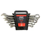 Rolson 46673 Combination Spanner Set On Rack 5Pc