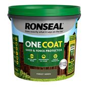 Ronseal Fence Life One Coat Shed & Fence Protector Forest Green 5L