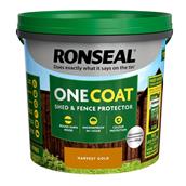Ronseal Fence Life One Coat Shed & Fence Protector Harvest Gold 5L