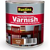 Rustins Poly Varnish Gloss Teak 500ml * Clearance *