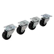 Fixman (156197) Light Duty Swivel Castors 4pk 41mm