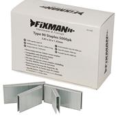 Fixman (331428) Type 90 Staples 5.80 x 25 x 1.25mm (Pack of 5000)