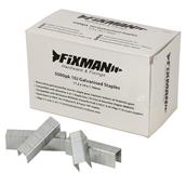 Fixman (455701) 10J Galvanised Staples 11.2 x 14 x 1.17mm Pack of 5000 * Discontinued Line *