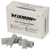 Fixman (565129) Type 53 Staples 11.25 x 14 x 0.75mm (Pack of 5000)