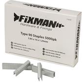 Fixman (715197) Type 90 Staples 5.80 x 10 x 1.25mm (Pack of 5000)