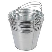 Silverline (907044) Galvanised Bucket 14ltr Set of 3